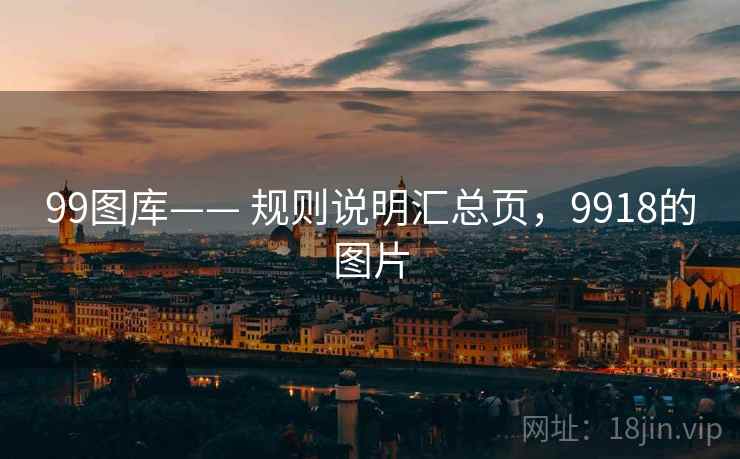 99图库—— 规则说明汇总页，9918的图片